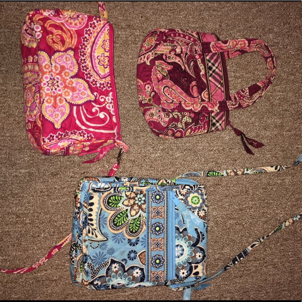 SET OF THREE Vera Bradley Bags
